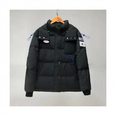 ADER  Mm/Wm Patch Logo Modern Down Padding Black - 아더 2021 남/녀 패치 로고 모던 다운 패딩 Ade0064x Size(A1 