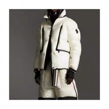 Moncler  Mm/Wm Patch Logo Modern Down Padding White - 몽클레어 2021 남/녀 패치 로고 모던 다운 패딩 Moc02369x Size(1 
