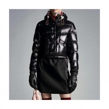 Moncler   Womens Patch Logo Modern Duck Down Long Padding Black - 몽클레어 2021 여성 패치 로고 모던 덕다운 롱패딩 Moc02365x Size(s 