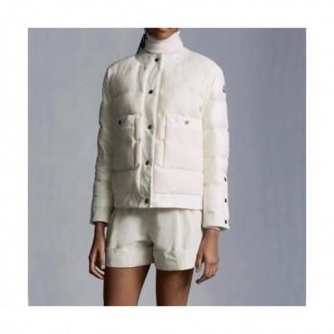 Moncler   Womens Patch Logo Modern Duck Down Long Padding White - 몽클레어 2021 여성 패치 로고 모던 덕다운 롱패딩 Moc02361x Size(0 