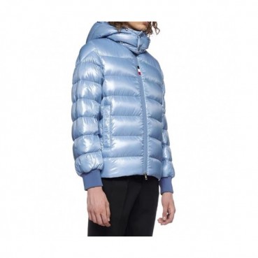 Moncler   Womens Patch Logo Modern Duck Down Long Padding Blue - 몽클레어 2021 여성 패치 로고 모던 덕다운 롱패딩 Moc02359x Size(0 