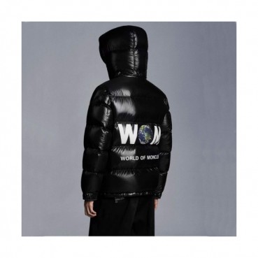 Moncler  Mm/Wm Patch Logo Modern Down Padding Black - 몽클레어 2021 남/녀 패치 로고 모던 다운 패딩 Moc02341x Size(1 