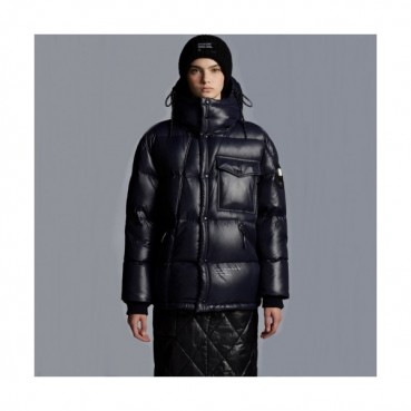 Moncler  Mm/Wm Patch Logo Modern Down Padding Black - 몽클레어 2021 남/녀 패치 로고 모던 다운 패딩 Moc02339x Size(1 