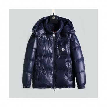 Moncler  Mm/Wm Patch Logo Modern Down Padding Blue - 몽클레어 2021 남/녀 패치 로고 모던 다운 패딩 Moc02333x Size(1 