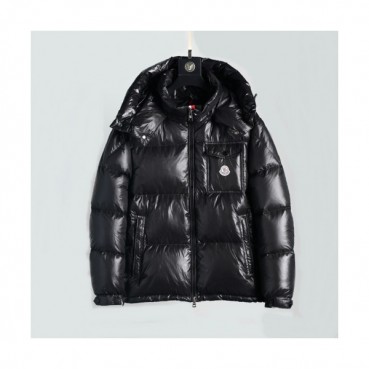 Moncler  Mm/Wm Patch Logo Modern Down Padding Black - 몽클레어 2021 남/녀 패치 로고 모던 다운 패딩 Moc02332x Size(1 