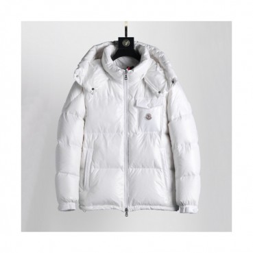 Moncler  Mm/Wm Patch Logo Modern Down Padding White - 몽클레어 2021 남/녀 패치 로고 모던 다운 패딩 Moc02331x Size(1 