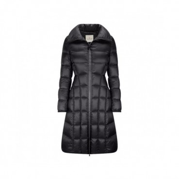 Moncler   Womens Patch Logo Modern Duck Down Long Padding Black - 몽클레어 2021 여성 패치 로고 모던 덕다운 롱패딩 Moc02327x Size(0 
