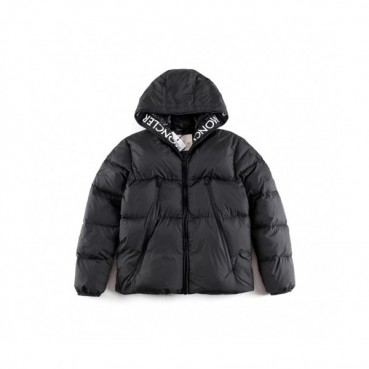Moncler  Mm/Wm Patch Logo Modern Down Padding Black - 몽클레어 2021 남/녀 패치 로고 모던 다운 패딩 Moc02322x Size(1 