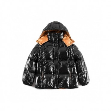 Moncler  Mm/Wm Patch Logo Modern Down Padding Black - 몽클레어 2021 남/녀 패치 로고 모던 다운 패딩 Moc02321x Size(1 