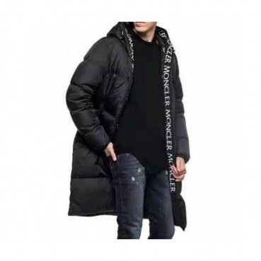 Moncler  Mm/Wm Patch Logo Modern Down Padding Black - 몽클레어 2021 남/녀 패치 로고 모던 다운 패딩 Moc02318x Size(1 