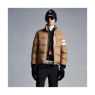 Moncler  Mm/Wm Patch Logo Modern Down Padding Beige - 몽클레어 2021 남/녀 패치 로고 모던 다운 패딩 Moc02312x Size(1 
