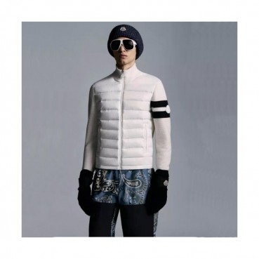 Moncler  Mm/Wm Patch Logo Modern Down Padding White - 몽클레어 2021 남/녀 패치 로고 모던 다운 패딩 Moc02311x Size(0 