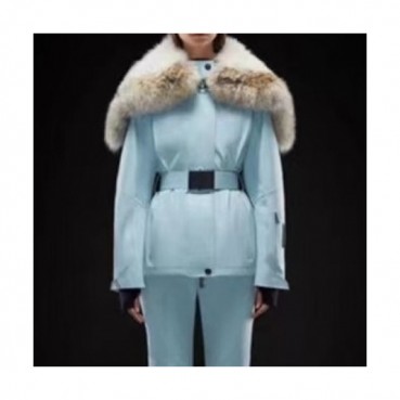 Moncler   Womens Patch Logo Modern Duck Down Short Padding Blue - 몽클레어 2021 여성 패치 로고 모던 덕다운 숏패딩 Moc02310x Size(s 