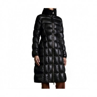 Moncler   Womens Patch Logo Modern Duck Down Long Padding Black - 몽클레어 2021 여성 패치 로고 모던 덕다운 롱패딩 Moc02307x Size(0 