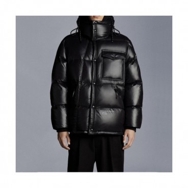 Moncler  Mm/Wm Patch Logo Modern Goose Down Padding Black - 몽클레어 2021 남/녀 패치 로고 모던 구스다운 패딩 Moc02305x Size(1 