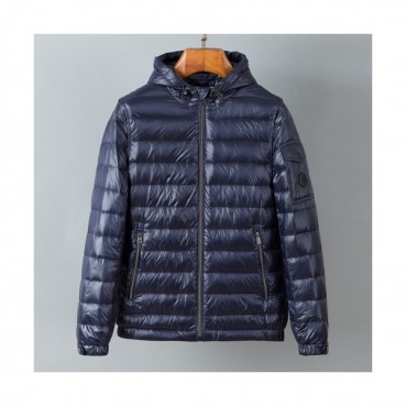 Moncler  Mens Patch Logo Modern Duck Down Padding Navy - 몽클레어 2021 남성 패치 로고 모던 덕다운 패딩 Moc02303x Size(m 