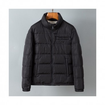 Prada  Mens Logo Casual Duck Down Padding Black - 프라다 2021 남성 로고 캐쥬얼 덕다운 패딩 Pra02435x Size(m 