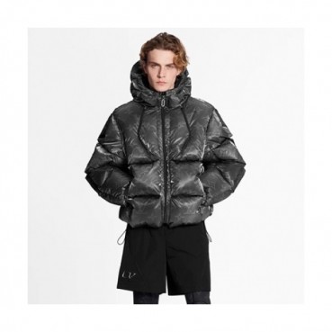 Louis vuitton Unisex Duck Down Padding Black - 루이비통 2021 남/녀 로고 덕다운 양면 패딩 Lou03614x Size(xs 