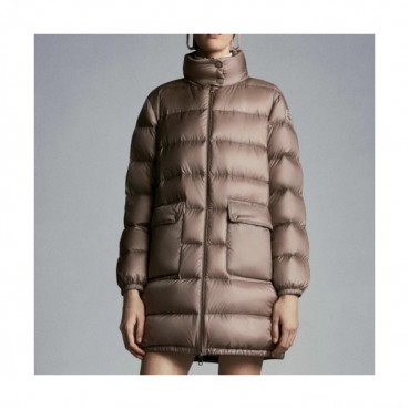 Moncler   Womens Patch Logo Modern Duck Down Padding Beige - 몽클레어 2021 여성 패치 로고 모던 덕다운 패딩 Moc02281x Size(s 