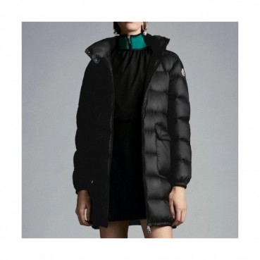 Moncler   Womens Patch Logo Modern Duck Down Short Padding Black - 몽클레어 2021 여성 패치 로고 모던 덕다운 숏패딩 Moc02279x Size(s 