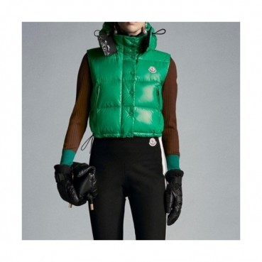 Moncler  Womens Patch Logo Modern Duck Down Padding Vest - 몽클레어 2021 여성 패치 로고 모던 덕다운 패딩 조끼 Moc02238x Size(0 