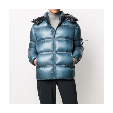 Moncler  Mens Patch Logo Modern Duck Down Padding Blue - 몽클레어 2021 남성 패치 로고 모던 덕다운 패딩 Moc02218x Size(1 