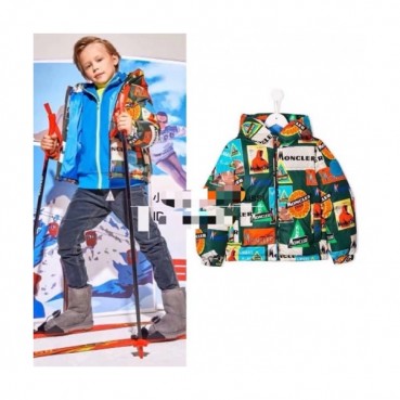 [몽클레어]Moncler 2020 Kidz Patch Logo Modern Duck Down Padding - 몽클레어 2020 키즈 패치 로고 모던 덕다운 패딩 Moc02013x.Size(s 