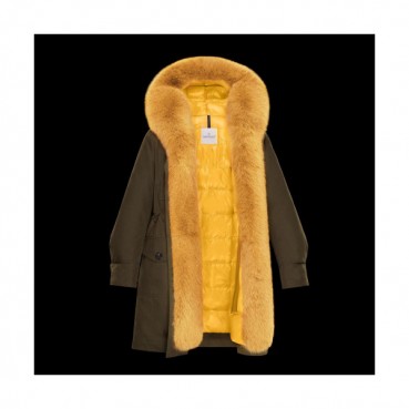 Moncler  2019 Womens Patch Logo Modern Goose Down Mink Parka - 몽클레어 2019 여성 패치 로고 모던 구스다운 밍크 파카 Moc01252x.Size(s 