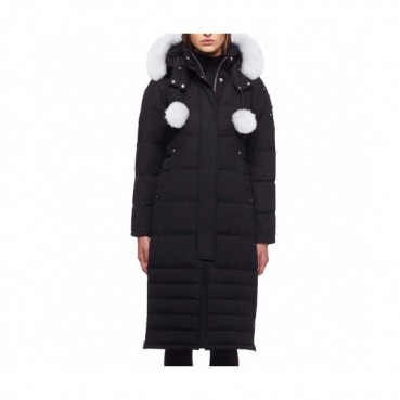 [매장판] Moose Knuckle 2019  Womens Logo Duck Down Long Padding - 무스너클 2019 여성 로고 덕다운 롱패딩 Moo0081x.Size(s 