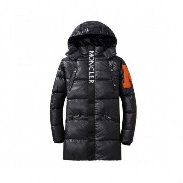 Moncler 2019 Mens Patch Logo Modern Long Down Padding - 몽클레어 2019 남성 패치 로고 모던 롱다운 유광패딩 Moc0812x.Size(m 