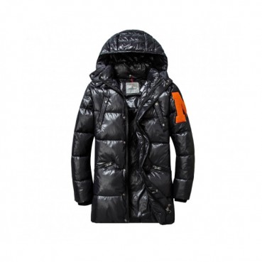 Moncler 2019 Mens Patch Logo Modern Long Down Padding - 몽클레어 2019 남성 패치 로고 모던 롱다운 유광패딩 Moc0810x.Size(m 
