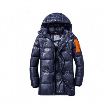 Moncler 2019 Mens Patch Logo Modern Long Down Padding - 몽클레어 2019 남성 패치 로고 모던 롱다운 유광패딩 Moc0809x.Size(m 