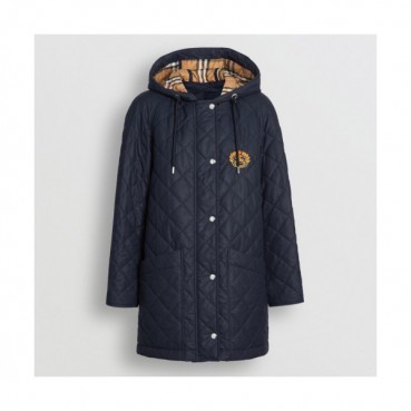 Burberry 2019 Womens Vintage Logo Long Down Padding  - 버버리 2019 여성 빈티지 로고 롱 다운 패딩 Bur011x.Size(s 