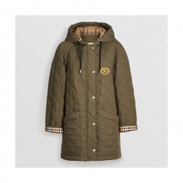 Burberry 2019 Womens Vintage Logo Long Down Padding  - 버버리 2019 여성 빈티지 로고 롱 다운 패딩 Bur012x.Size(s 