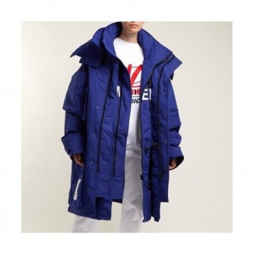 Vetements Mens Down Padding Paka - 베트멍 더블 레이어드 다운파카 VET002X , 3컬러 (블랙/레드/블루) SIZE (S 