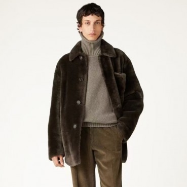 로로피아나 남성 양면 가죽 자켓 - Loro Piana Mens Leather Jacket 