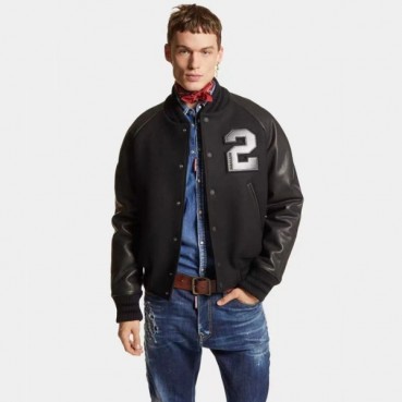 디스퀘어드 남성 가죽 자켓 - Dsquared2 Mens Leather Jacket 