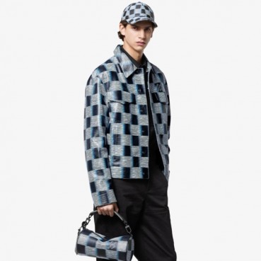루이비통 남성 가죽 재킷 - Louis vuitton Mens Leather Jacket 