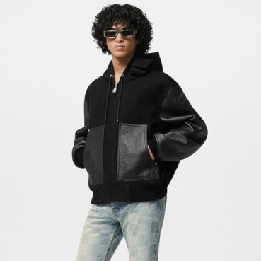 루이비통 남성 가죽 재킷 - Louis vuitton Mens Leather Jacket 