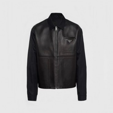프라다 남성 가죽 자켓 - Prada Mens Leather Jacket 
