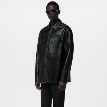루이비통 남성 가죽 재킷 - Louis vuitton Mens Leather Jacket 