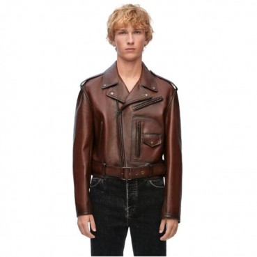로에베 남성 가죽 자켓 - Loewe Mens Leather Jacket 