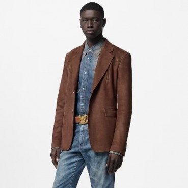 루이비통 남성 가죽 재킷 - Louis vuitton Mens Leather Jackets 