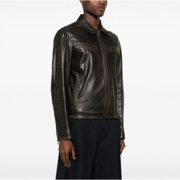 프라다 남성 가죽 자켓 - Prada Mens Leather Jacket 