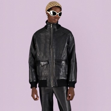 구찌 남성 가죽 자켓 - Gucci Mens Black Jackets 
