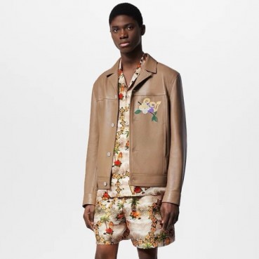루이비통 남성 가죽 자켓 - Louis vuitton Mens Polo Jackets 