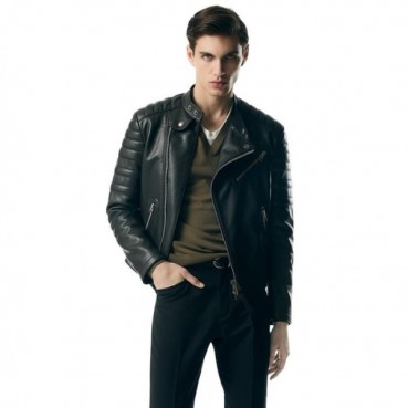 톰포드 남성 블랙 가죽 자켓 - Tom Ford Mens Black Jackets 