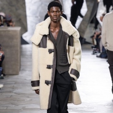 에르메스 남성 화이트 가죽 자켓 - Hermes Mens White Jackets 