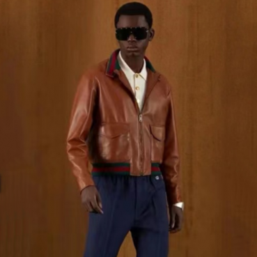 구찌 남성 모던 브라운 가죽 자켓 - Gucci Mens Brwon  Jackets 