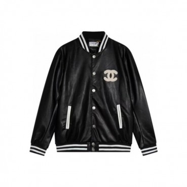 샤넬 남성 블랙 가죽 자켓 - Chanel Mens Black Jackets 